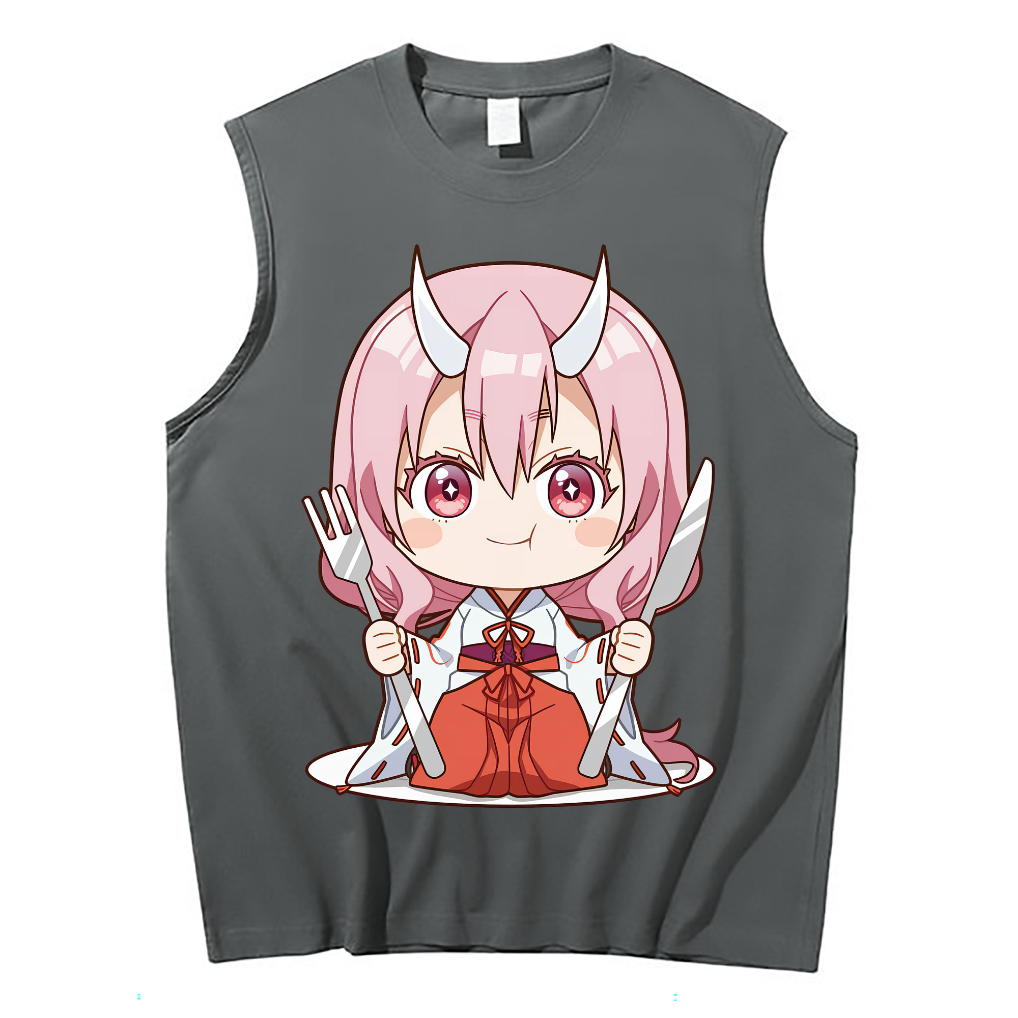（画像用） 転スラ Regarding Reincarnated to Slime コットン100％タンクトップ（フロントプリント）